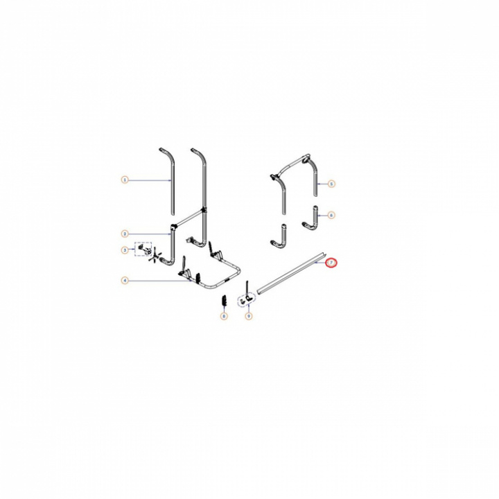 Skena till Thule Sport i gruppen Chassi / Cykelställ / Reservdelar Thule cykelställ / Thule Sport hos Camping 4U (9915415)
