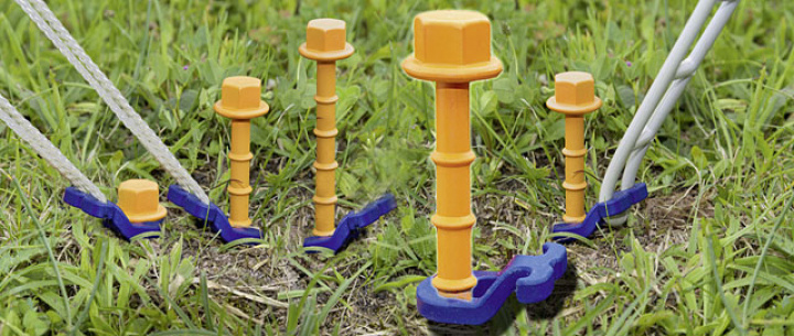 Tältpinnar Peggy Pegg standard, 12 pack i gruppen / / / hos Camping 4U (9916172)