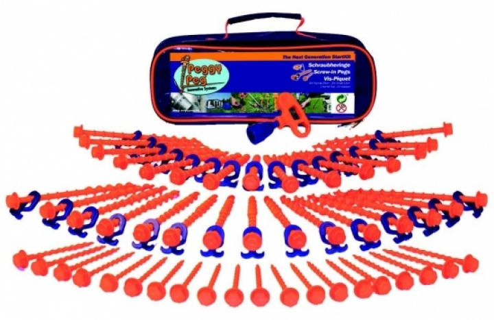 Peggy Peg Startkit (30 delar) i gruppen Markiser & Förtält / Förtält / Fristående tält, Soltak, tillbehör m.m. / Tältpinnar hos Camping 4U (9916173)