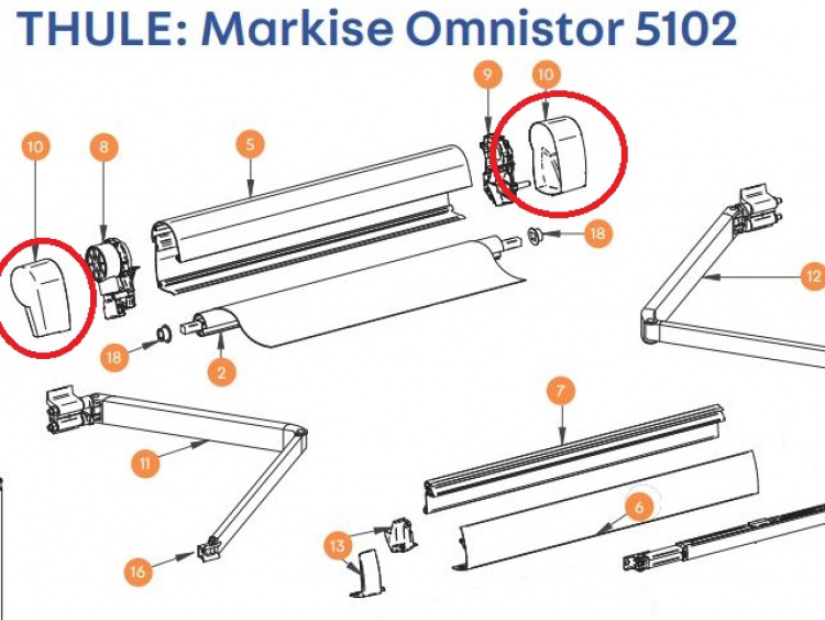 Reservdel Markis Omnistor 5102 Reservdelar Omnistor Tillbeh r reservdel-markis-omnistor-5102-reservdelar-omnistor-tillbeh-r