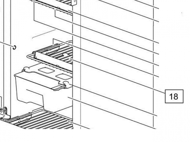 Hylla B340xD241mm, Thetford i gruppen Husbil & Husvagn / Kylskåp / Reservdelar Thetford / Universaldelar Thetford hos Camping 4U (9918679)