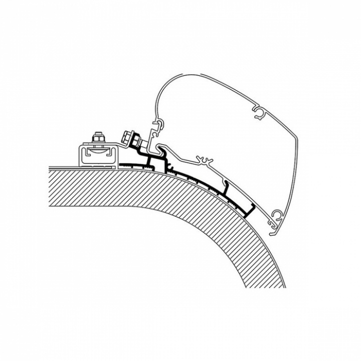 Adapter Rapido 4,50 m till Rapido (markerat) Thule Omnistor i gruppen Beställningsvaror hos Camping 4U (9918948)