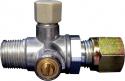 Testventil med spärr 3/8tum x 8mm SRV
