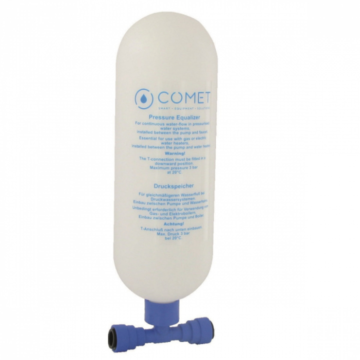 Tryckutjämningstank John Guest ø12mm COMET i gruppen Husbil & Husvagn / Vatten & VVS / Vattenpumpar / Tryckvattenpumpar hos Camping 4U (9919654)