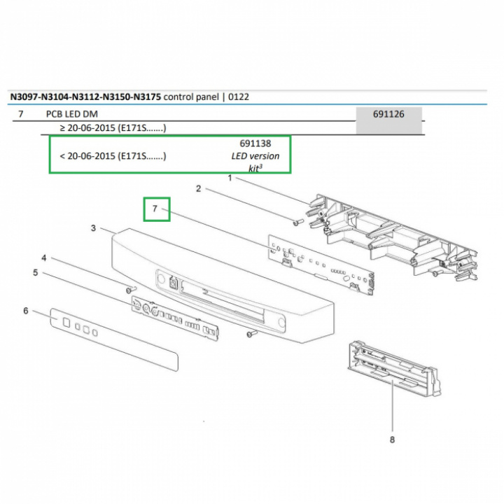 Kretskort Thetford 3175 i gruppen Husbil & Husvagn / Kylskåp / Reservdelar Thetford / Universaldelar Thetford hos Camping 4U (9919783)