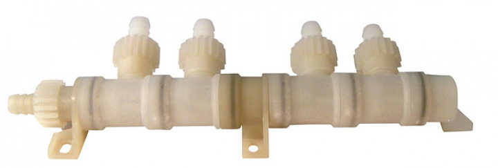 Vattenfördelare 4 anslutningar ø10mm i gruppen Husbil & Husvagn / Vatten & VVS / VVS / Kran / Ventil hos Camping 4U (9922188)