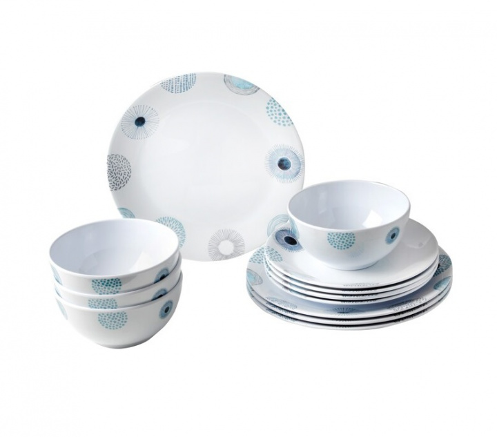 Servis 16 delar Deep Sea, Anti-Slip Brunner i gruppen Hushåll / Husgeråd / Serviser & tallrikar hos Camping 4U (9926789)