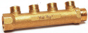 Färskvattenventil 4 utgångar, mässing
