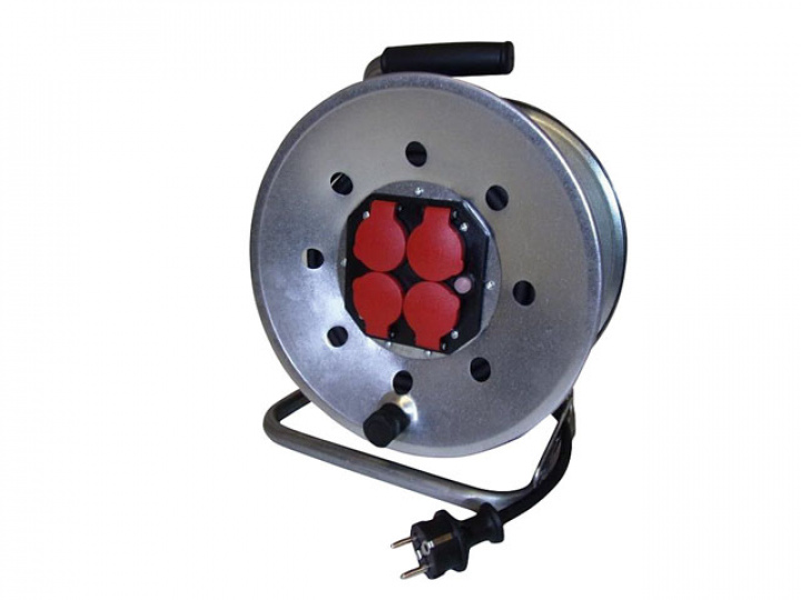 Kabelvinda stålplåt kabellängd 25 m i gruppen Beställningsvaror hos Camping 4U (9931993)