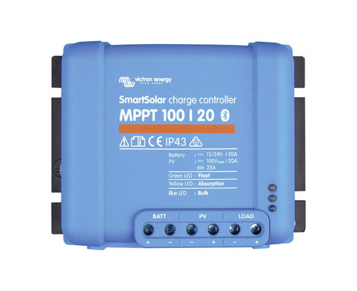 Solcellsregulator 20A MPPT, SmartSolar 100/20 i gruppen Elektronik / Solpanel hos Camping 4U (9932043)