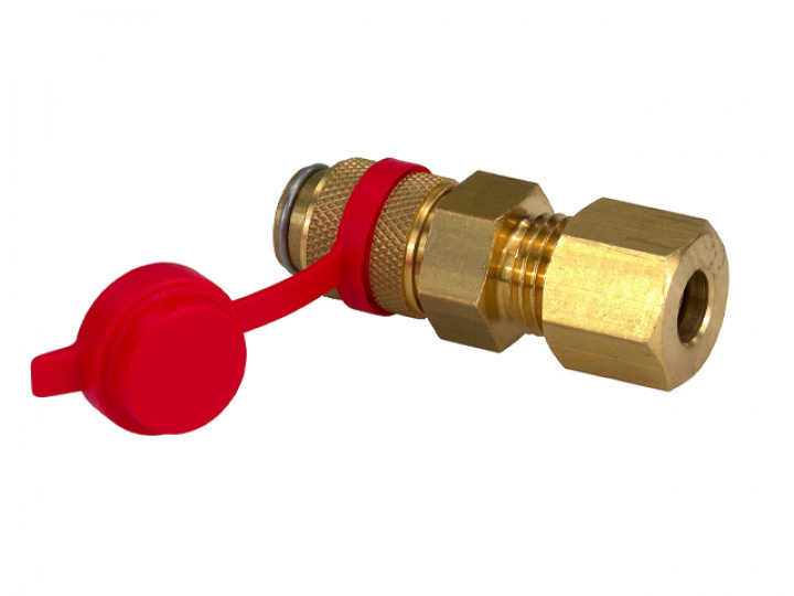 Skarvkoppling med nippel 8 mm 1 st. SB i gruppen Beställningsvaror hos Camping 4U (9933009)