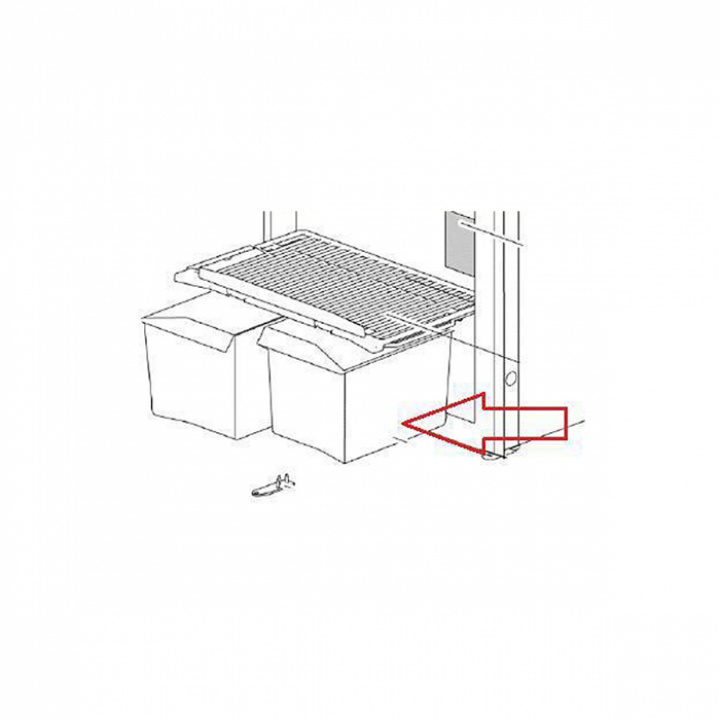 Grönsakslåda Thetford Kylskåp i gruppen Husbil & Husvagn / Kylskåp / Reservdelar Thetford / Universaldelar Thetford hos Camping 4U (9935562)