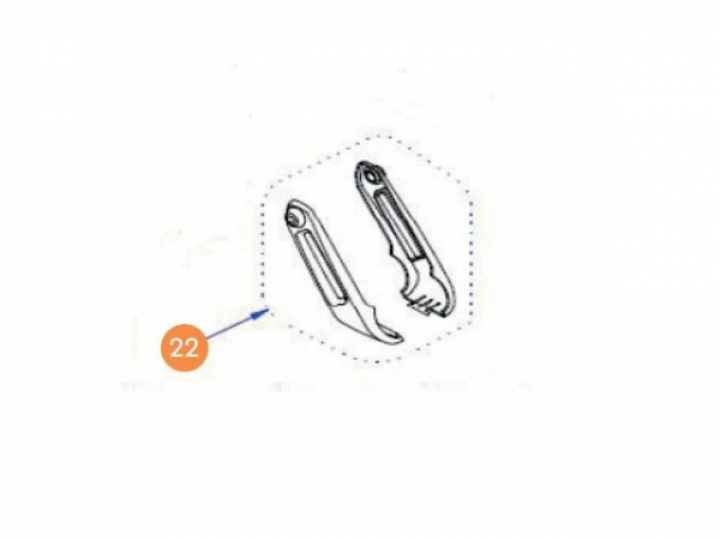 Sport G2 Hinge Cover Black 40° L+R i gruppen Chassi / Cykelställ / Reservdelar Thule cykelställ / Thule Sport hos Camping 4U (9935886)