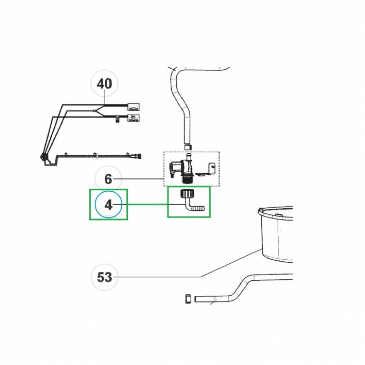 Slangnippel 90 grader med mutter CT4050 m.fl Dometic i gruppen Husbil & Husvagn / Toalett & sanitet / Tillbehör Sanitet hos Camping 4U (9938105)