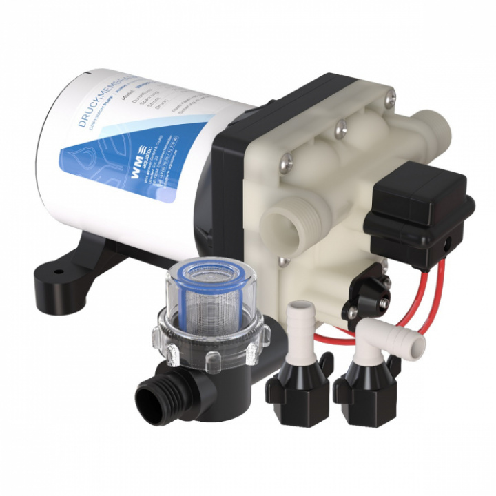Tryckvattenpump 11,6L/min WM aquatec i gruppen Husbil & Husvagn / Vatten & VVS / Vattenpumpar / Tryckvattenpumpar hos Camping 4U (9939803)