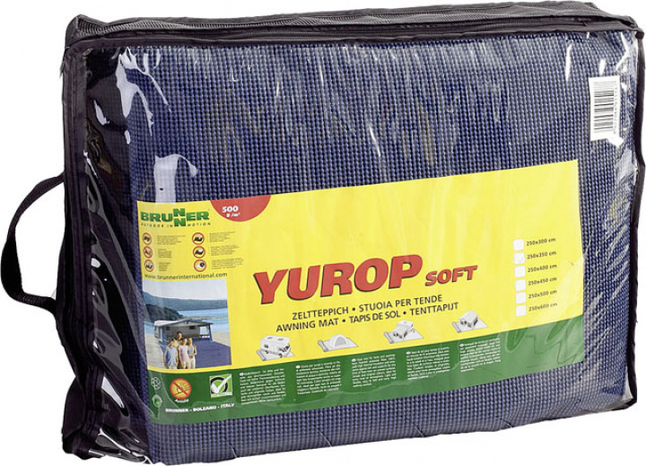 Förtältsmatta Brunner Yurop Soft, blå 500 x 250 cm i gruppen Beställningsvaror hos Camping 4U (9940260)