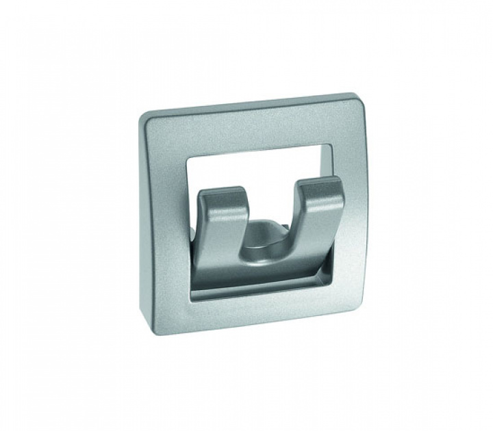 Garderobkrok nedfällbar dubbel, silver i gruppen Beställningsvaror hos Camping 4U (9941354)