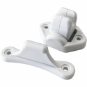 Dörrhållare ledad, vit 3mm