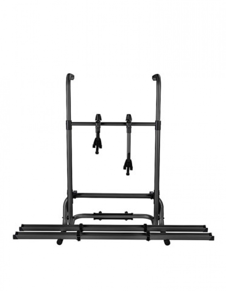 Cykelhållare Quipon Bike Rack, 2st, färg: svart Maxlast 50 kg i gruppen Chassi / Cykelställ / För Väggmontage / Väggmonterat Quipon hos Camping 4U (9943392)