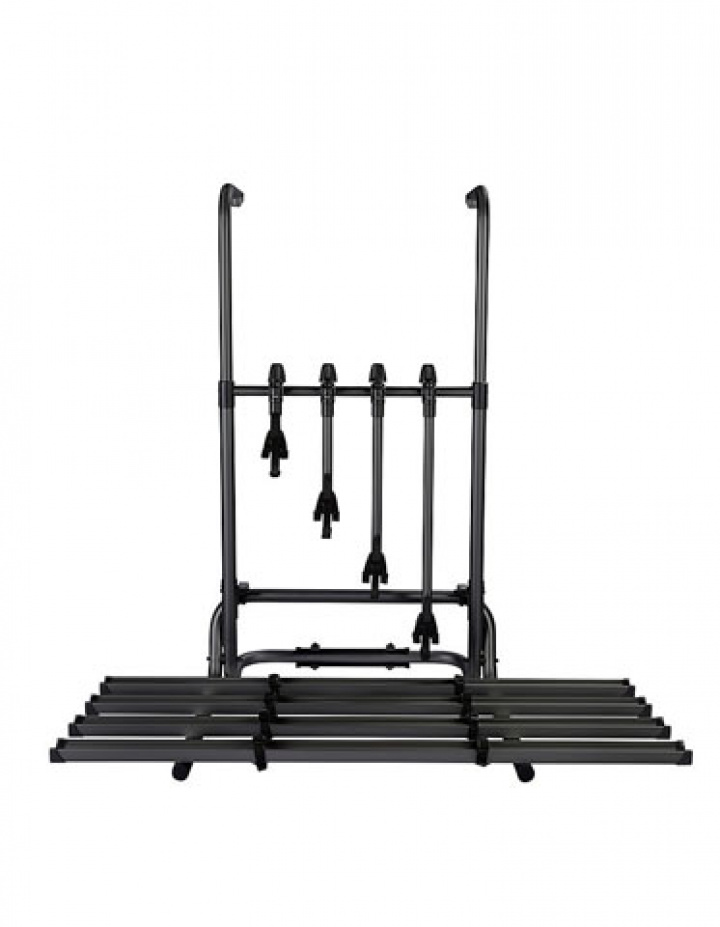 Cykelhållare Quipon Bike Rack, 4st, färg: svart Maxlast 60 kg i gruppen Chassi / Cykelställ / För Väggmontage / Väggmonterat Quipon hos Camping 4U (9943394)
