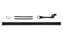 Fästskena Quipon 1,25 m, färg: svart
