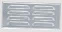 Ventilationsgaller, silver, an 360 x 115 mm