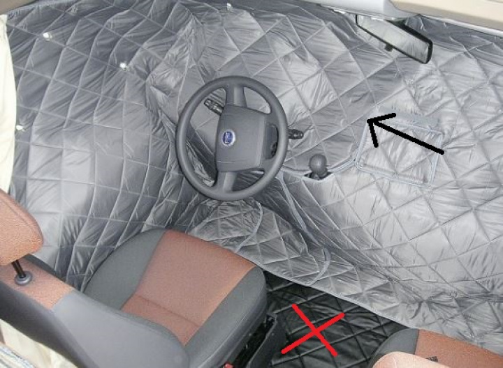 Isoleramatta för Fiat Ducato X250 / X290, Mercedes Sprinter från 2018 i gruppen Vinter & Isolering / Termoisolering invändig hos Camping 4U (9944428)