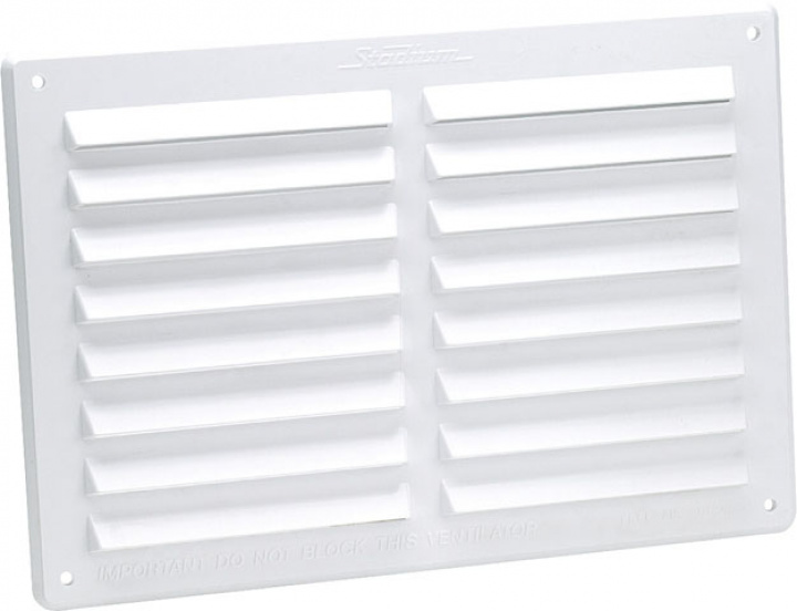 Ventilationsgaller, plast, vit 1 st. SB i gruppen Beställningsvaror hos Camping 4U (9944620)