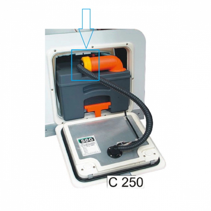 Lock typ F SOG Thetford i gruppen Husbil & Husvagn / Toalett & sanitet / Reservdelar toalett hos Camping 4U (9944871)