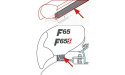 Gummitätning Fiamma Rain Guard F65/F65S (regnlist)
