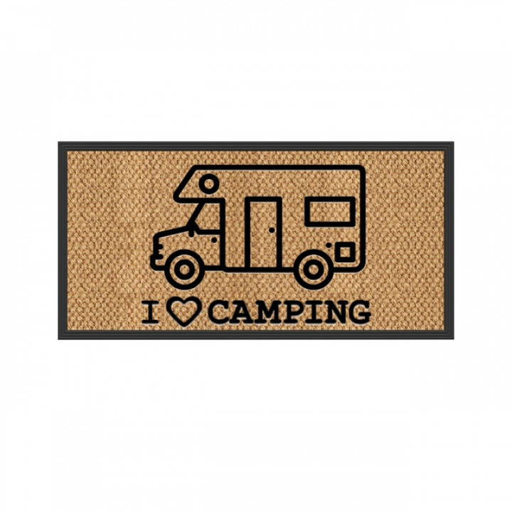 Dörrmatta husbilsmotiv 50x25 cm i gruppen Campingmöbler / Mattor hos Camping 4U (9949426)