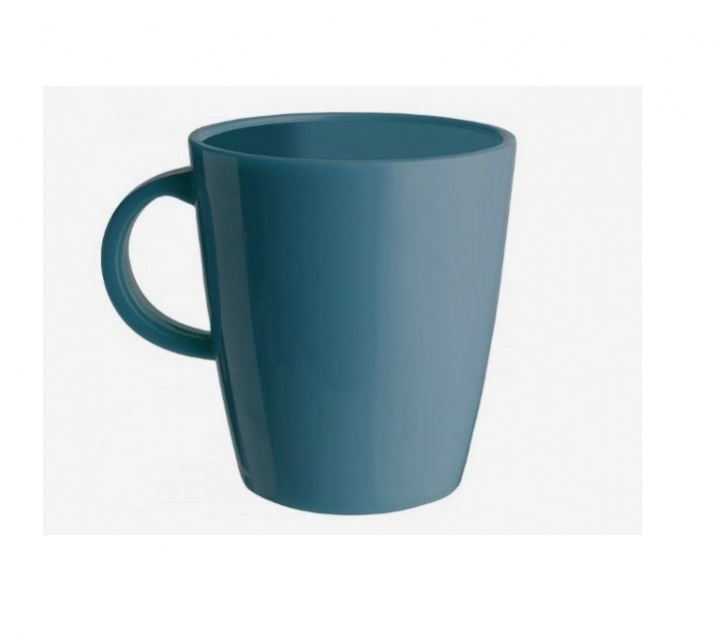 Mugg 300ml Belfiore, vit-blågrå, Anti-Slip, Brunner i gruppen Hushåll / Husgeråd / Koppar och muggar hos Camping 4U (9951411)