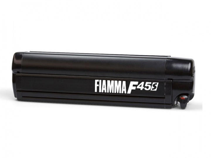 Fiamma F45S Box Deep Black Duk Royal Grey i gruppen Markiser & Förtält / Markiser / Väggmarkiser hos Camping 4U (9951853r)