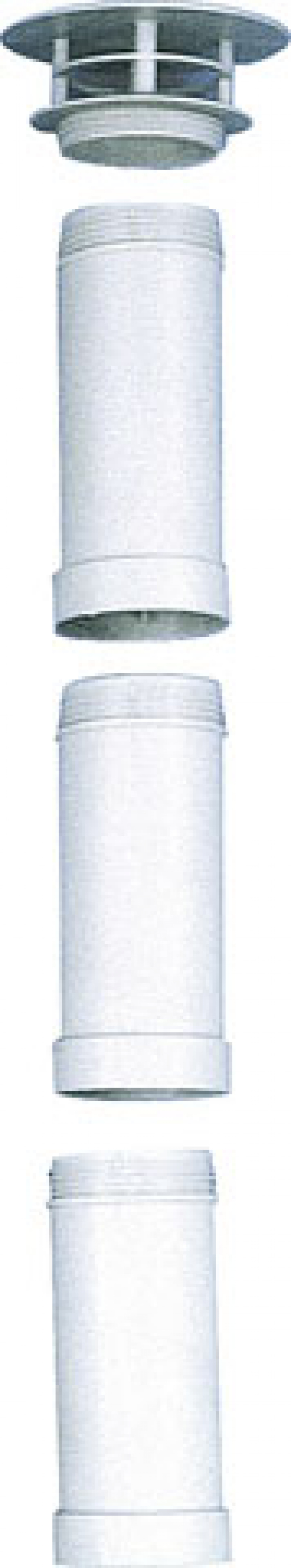 Skorstensförlängning, 3 delar längd 45 cm i gruppen Beställningsvaror hos Camping 4U (9954130)