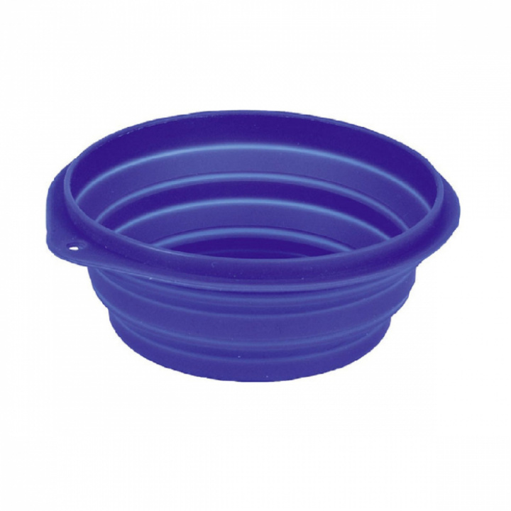 Resehundskål silikon 500 ml blå i gruppen Campingtillbehör / Husdjur hos Camping 4U (9955656)