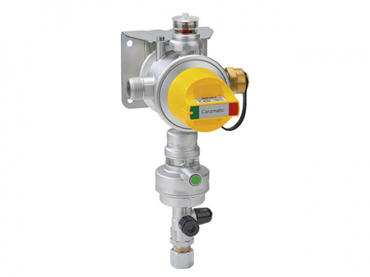 Gastryck-styrsystem GOK Caramatic DriveTwo vertikal 30 mbar 1,5 kg/h i gruppen Beställningsvaror hos Camping 4U (9955967)