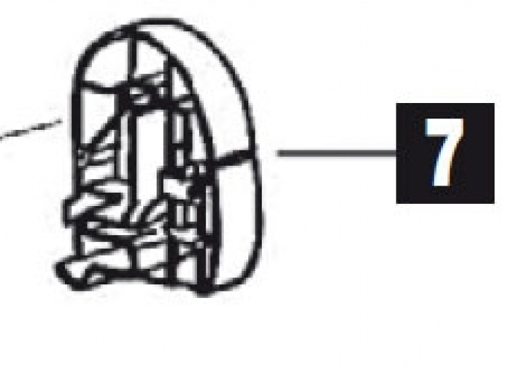 RH COVER ASSY OMNISTOR 2000 Nr 7 i gruppen Markiser & Förtält / Markiser / Reservdelar markiser / Reservdelar Thule / Omnistor / Omnistor 2000 hos Camping 4U (9956033)