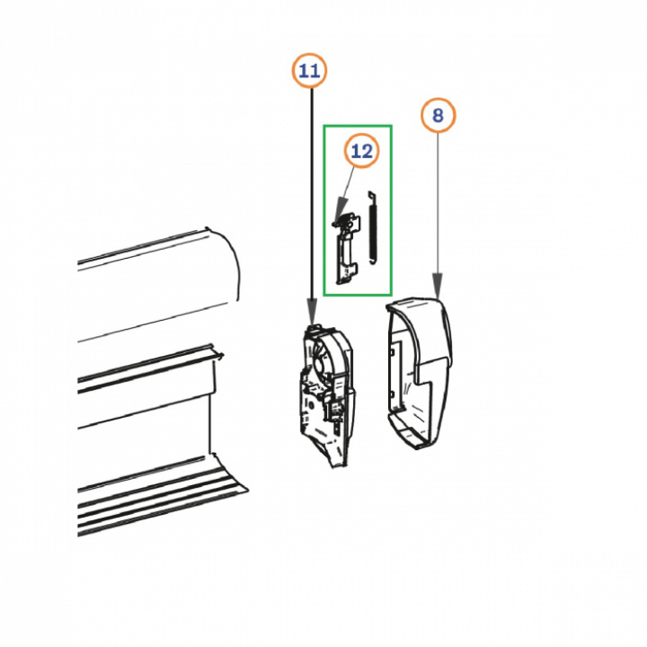 Bygel & fjäder 5000/5002 Nr 21 i gruppen / / / / hos Camping 4U (9956060)