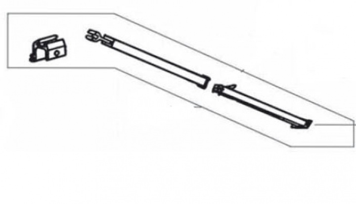 Stödben omnistor till 190 cm markis i gruppen / / / / hos Camping 4U (9956092)