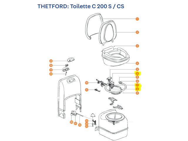 Thetford Valvola Magnetica Per C 200 - Ricambio Originale Modello 23709 - Per Wc Chimici E Camper - Foto 5