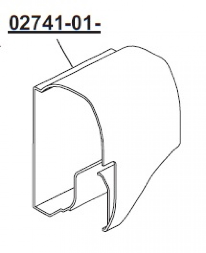 Ändkåpa höger F45 Plus Fiamma i gruppen Markiser & Förtält / Markiser / Reservdelar markiser / Reservdelar Fiamma / Fiamma F45 Plus 250-400 hos Camping 4U (9956386)