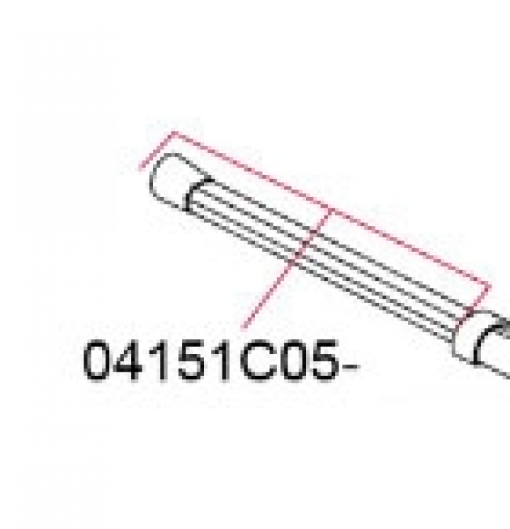 Rafter (arm) änddel Caravanstor (ej XL) i gruppen Markiser & Förtält / Markiser / Reservdelar markiser / Reservdelar Fiamma / Caravanstore 280-440 2007 hos Camping 4U (9956444)
