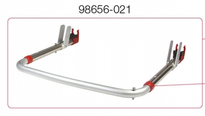 TELESCOPIC RAIL SUPPORT CB PRO RED i gruppen Chassi / Cykelställ / Reservdelar Fiamma cykelställ / CB Pro C Deluxe hos Camping 4U (9956449)