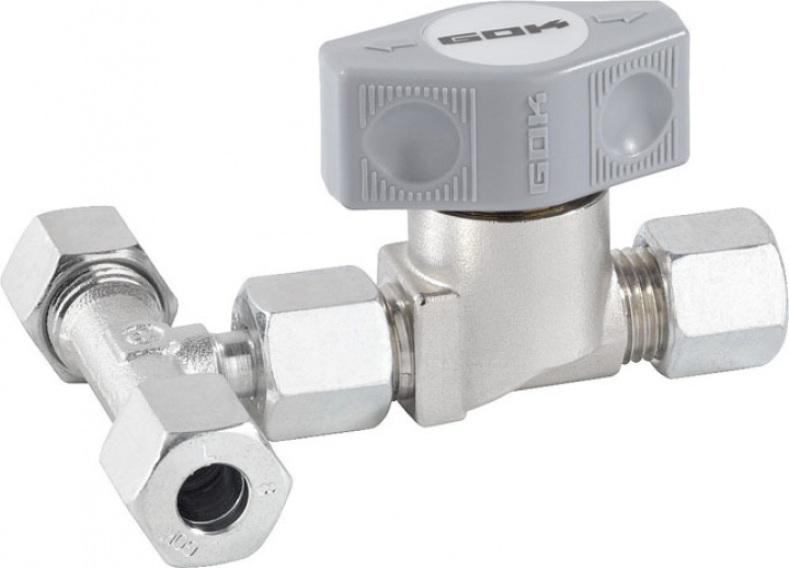 Spärrventil T-ventil 3 x RVS8 i gruppen Beställningsvaror hos Camping 4U (9956513)