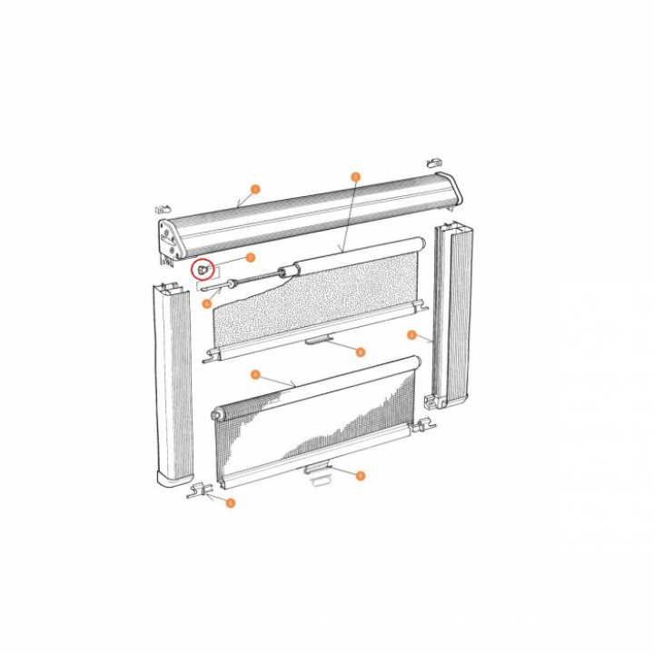 Förspänningsbussningar 1 par Rastrollo i gruppen Chassi / Fönster / Tillbehör Fönster hos Camping 4U (9957062)