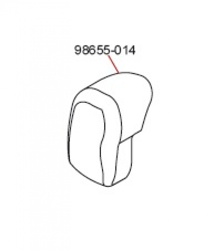 Ändkåpa vänster F45I vit i gruppen Markiser & Förtält / Markiser / Reservdelar markiser / Reservdelar Fiamma / Fiamma F45 i 250-400 hos Camping 4U (9957290)