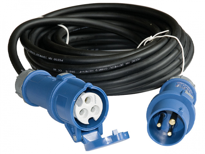 Förlängningskabel CEE med kontrollampa Kabellängd 25 m i gruppen Beställningsvaror hos Camping 4U (9960134)