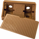 Monteringsbeslag Brun 6-pack