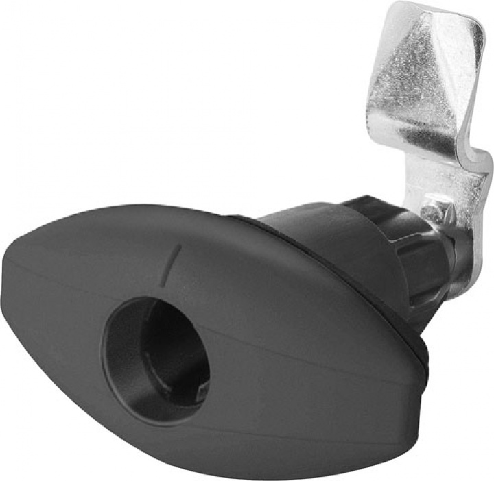 Elipse dörrhandtag, litet svart, för STS-/Zadi-cylinder i gruppen Beställningsvaror hos Camping 4U (9968909)