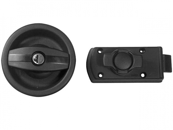 Dörrlås 29-34mm svart i gruppen Husbil & Husvagn / Säkerhet / Lås hos Camping 4U (9968922)